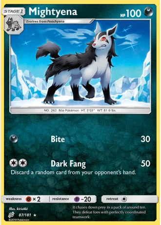 Mightyena #87/181 — Team Up
