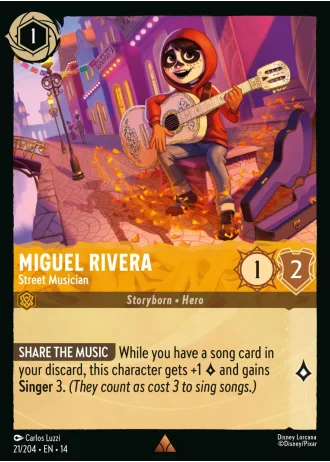 Miguel Rivera - Street Musician #21/257 — Hyperia City