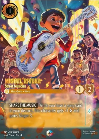Miguel Rivera - Street Musician #224/257 — Hyperia City