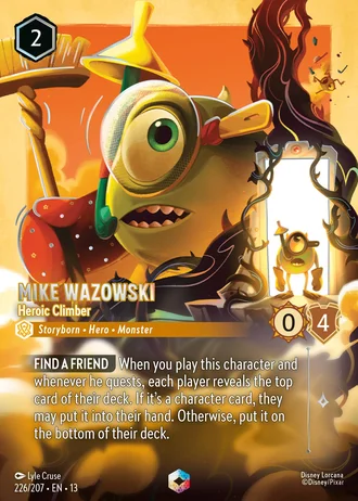 Mike Wazowski - Heroic Climber #226/261 — Attack of the Vine!