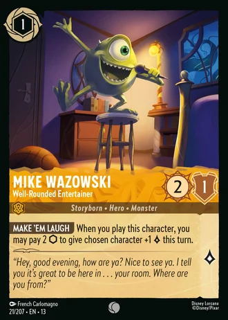 Mike Wazowski - Well-Rounded Entertainer #21/261 — Attack of the Vine!