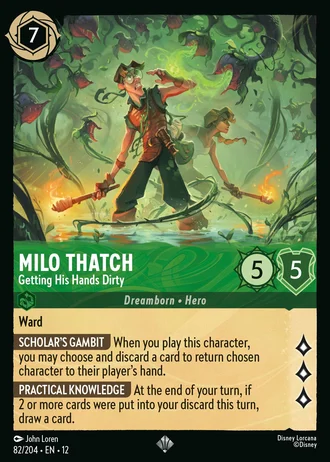 Milo Thatch - Getting His Hands Dirty #82/257 — Wilds Unknown