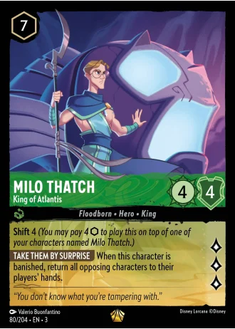 Milo Thatch - King of Atlantis #80/204 — Into the Inklands