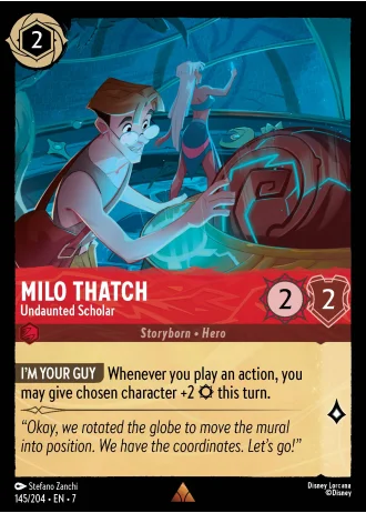 Milo Thatch - Undaunted Scholar #145/204 — Archazia's Island