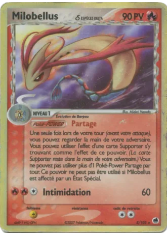 Milobellus #5/101 — EX Île des Dragons