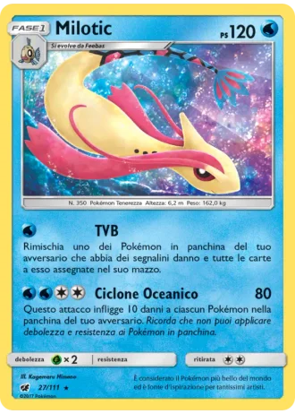 Milotic #27/111 — Invasione Scarlatta
