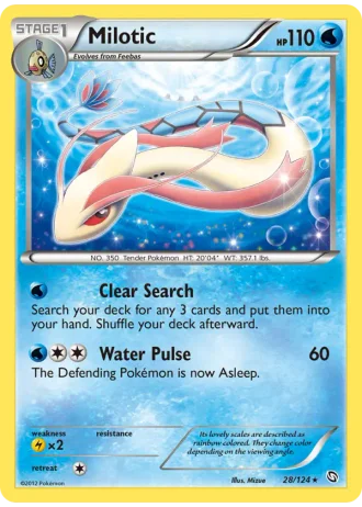 Milotic #28/124 — Dragons Exalted
