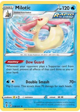 Milotic #38/203 — Evolving Skies