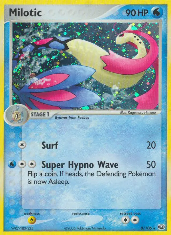 Milotic #8 — EX Smeraldo