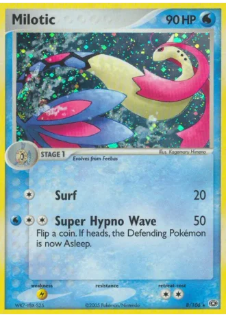 Milotic #8/106 — EX Smeraldo