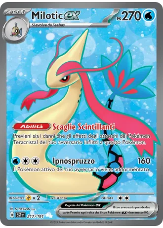 Milotic ex #217/191 — Scintille Folgoranti