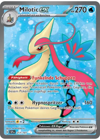 Milotic ex #217/191 — Stürmische Funken