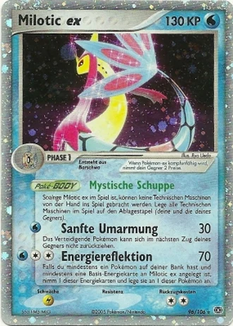 Milotic ex #96/106 — EX Smaragd