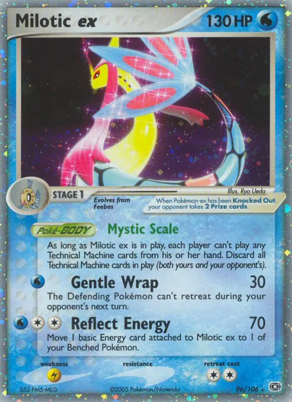 Milotic ex #96 — EX Smeraldo
