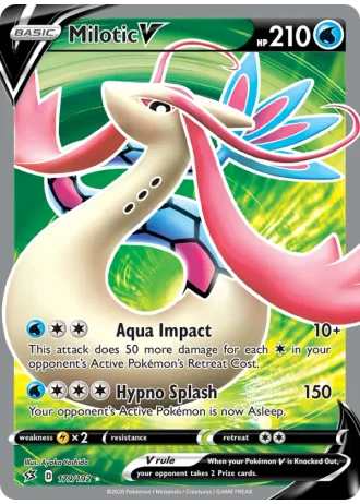 Milotic V #179 — Rebel Clash
