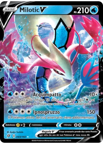 Milotic V #43/192 — Fragore Ribelle