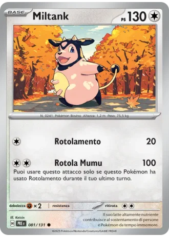 Miltank #081 — Evoluzioni Prismatiche