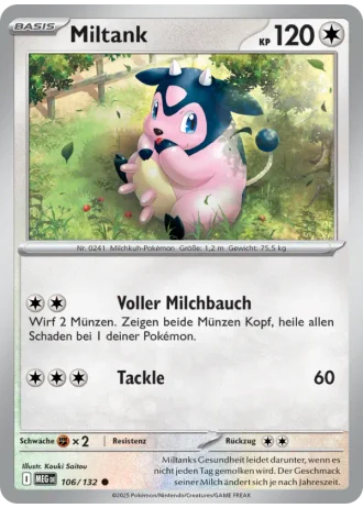 Miltank #106/132 — Mega-Entwicklung