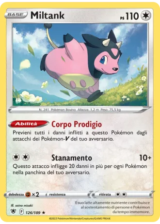 Miltank #126/189 — Lucentezza Siderale