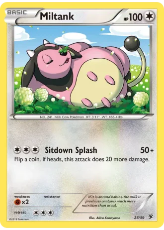 Miltank #27 — Kalos Starter Set