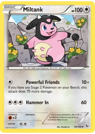 Miltank #83/106 — Flashfire