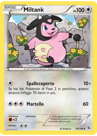 Miltank #83/106 — Fuoco Infernale