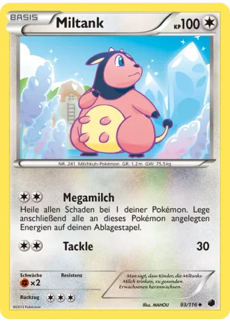 Miltank #93/116 — Plasma-Frost