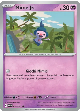 Mime Jr. #031 — Destino di Paldea