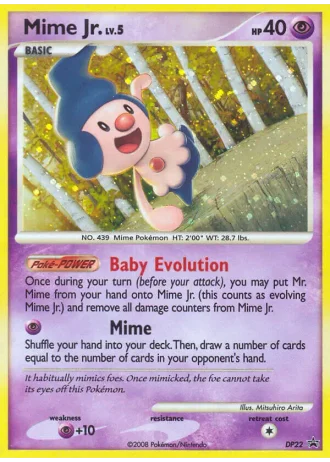 Mime Jr. DP22 — Diamond & Pearl Promos