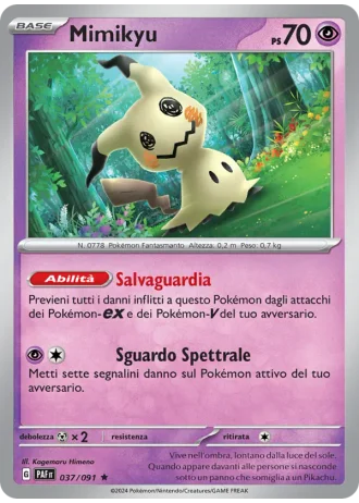Mimikyu #037 — Destino di Paldea