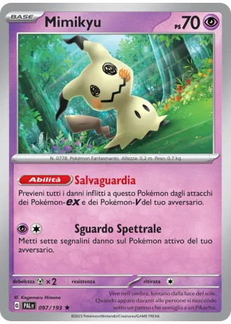 Mimikyu #097/193 — Evoluzioni a Paldea