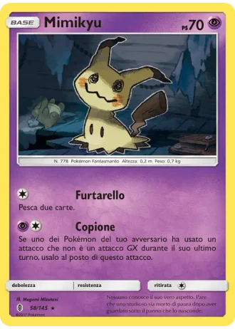 Mimikyu #58/145 — Guardiani Nascenti
