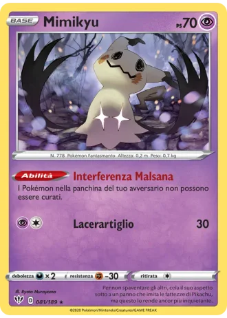 Mimikyu #81/189 — Fiamme Oscure