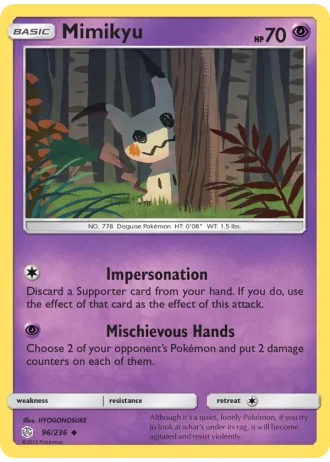 Mimikyu #96/236 — Cosmic Eclipse