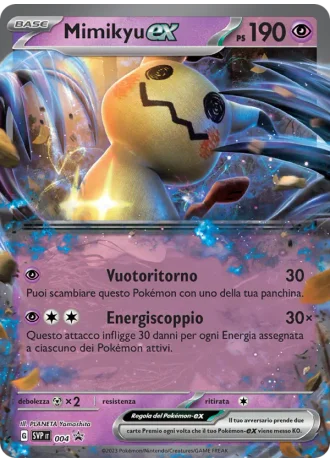 Mimikyu ex #004 — Scarlatto e Violetto Promos