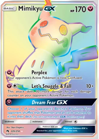 Mimikyu GX #226 — Lost Thunder