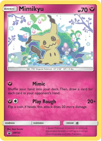Mimikyu SM163 — Sun & Moon Promos