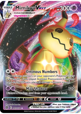 Mimikyu VMAX #069 — Brilliant Stars