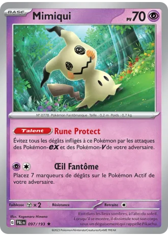 Mimiqui #097/193 — Évolutions à Paldea
