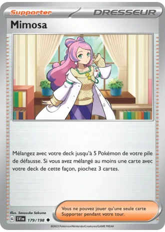 Mimosa #179/198 — Écarlate et Violet