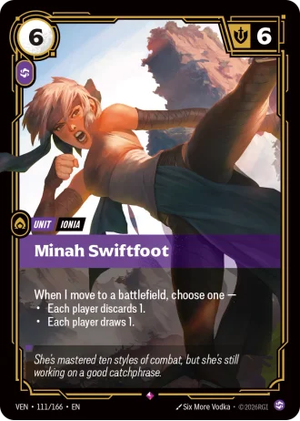 Minah Swiftfoot #111/166 — Vendetta