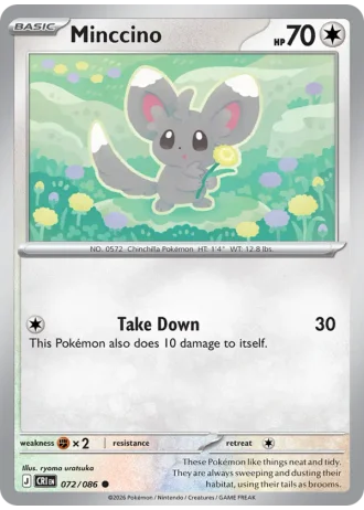 Minccino #072/86 — Chaos Rising