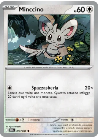 Minccino #075/86 — Luce Nera
