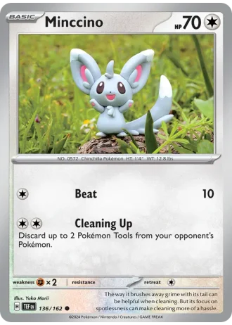 Minccino #136/162 — Temporal Forces