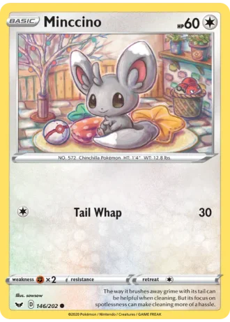 Minccino #146/202 — Sword & Shield