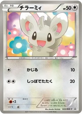 Minccino #22/BW-P — Black & White Promos
