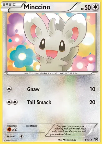 Minccino BW13 — Black & White Promos