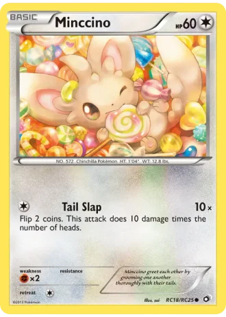 Minccino RC18/25 — Radiant Collection (Legendary Treasures)