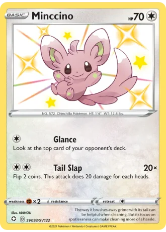 Minccino SV093/122 — Shiny Vault (Shining Fates)