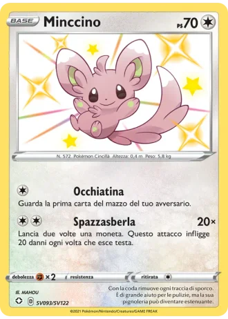 Minccino SV093/122 — Tesoro Cromatico (Destino Splendente)